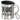 Du kannst. Ende der Geschichte. – Edelstahlbecher 400 ml – Silber – Mit Deckel und Karabiner – Ansicht 1 #farbe_silber