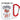 Cheers to 21! – Karabinerbecher 330 ml – Weiß/Rot – Ohne Deckel – Ansicht 1 #farbe_weiss-rot