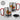 Mettarbeiter des Monats – Karabinerbecher 330 ml – Silber/Rot – Mit Deckel – Ansicht 3 #farbe_silber-rot