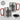 Coole Kollegen sind schwer zu finden, hart zu verlassen und unvergesslich – Karabinerbecher 330 ml – Silber/Rot – Mit Deckel – Ansicht 3 #farbe_silber-rot