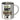 Traue keinem Arzt, der heute noch keinen Kaffee hatte – Edelstahlbecher 400 ml – Silber – Ohne Deckel und Karabiner – Ansicht 1 #farbe_silber
