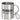 Ich atme ein – ich raste aus – Edelstahlbecher 400 ml – Silber – Mit Karabiner – Ansicht 1 #farbe_silber