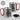 Mein Sohn findet, dass ich der coolste Papa der Welt bin – Karabinerbecher 330 ml – Silber/Rot – Mit Deckel – Ansicht 3 #farbe_silber-rot