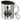 So sieht die beste Trainerin der Welt aus! – Edelstahlbecher 400 ml – Silber – Mit Deckel und Karabiner – Ansicht 1 #farbe_silber