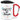 Konfetti im Herzen – Karabinerbecher 330 ml – Weiß/Rot – Mit Deckel – Ansicht 1 #farbe_weiss-rot