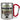 Traue keinem Assistenten, der heute noch keinen Kaffee hatte – Karabinerbecher 330 ml – Silber/Rot – Ohne Deckel – Ansicht 1 #farbe_silber-rot