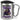 Anti-Stress Tasse für Streamer – Karabinerbecher 330 ml – Silber/Silber – Mit Deckel – Ansicht 1 #farbe_silber-silber