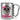 Lecki Käffchen – Hamster-Meme – Karabinerbecher 330 ml – Silber/Silber – Ohne Deckel – Ansicht 1 #farbe_silber-silber