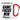 Game, Fokus, Win – Karabinerbecher 330 ml – Weiß/Rot – Ohne Deckel – Ansicht 1 #farbe_weiss-rot