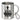 So sieht der beste Freund der Welt aus! – Edelstahlbecher 400 ml – Silber – Mit Karabiner – Ansicht 1 #farbe_silber