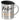 Kaffee, weil es für Spritz zu früh ist – Edelstahlbecher 400 ml – Silber – Mit Deckel – Ansicht 1 #farbe_silber