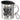 Du bist heißer als mein Kaffee – Edelstahlbecher 400 ml – Silber – Mit Deckel und Karabiner – Ansicht 1 #farbe_silber