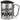 Weltbeste Mama – Karabinerbecher 330 ml – Silber/Silber – Mit Deckel – Ansicht 1 #farbe_silber-silber