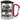Bester Angler der Welt laut eigener Aussage – Karabinerbecher 330 ml – Silber/Rot – Mit Deckel – Ansicht 1 #farbe_silber-rot