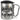Abenteuer beginnen, wo Pläne enden – Karabinerbecher 330 ml – Silber/Silber – Mit Deckel – Ansicht 1 #farbe_silber-silber