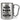 Mein Haus hat Räder – Karabinerbecher 330 ml – Silber/Silber – Ohne Deckel – Ansicht 1 #farbe_silber-silber