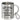 Best Father – Whiskey-Design – Edelstahlbecher 400 ml – Silber – Mit Karabiner – Ansicht 1 #farbe_silber