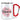 Lieblings-Hebamme – Karabinerbecher 330 ml – Weiß/Rot – Ohne Deckel – Ansicht 1 #farbe_weiss-rot