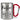 Kaffee, weil es für Wein zu früh ist – Karabinerbecher 330 ml – Silber/Rot – Ohne Deckel – Ansicht 1 #farbe_silber-rot