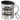 Ich bin Zahnarzt, was ist deine Superkraft? – Edelstahlbecher 400 ml – Silber – Mit Deckel und Karabiner – Ansicht 1 #farbe_silber