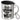 Beste Supermama der Welt – Edelstahlbecher 400 ml – Silber – Mit Deckel und Karabiner – Ansicht 1 #farbe_silber