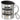 Ich bin Patenonkel, was ist deine Superkraft? – Edelstahlbecher 400 ml – Silber – Mit Deckel und Karabiner – Ansicht 1 #farbe_silber