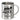 Eine Tasse Glück – personalisiert mit Namen – Edelstahlbecher 400 ml – Silber – Ohne Deckel und Karabiner – Ansicht 1 #farbe_silber