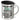 Trinkt man Rum aus der Tasse, ist es gesellschaftlich plötzlich akzeptiert – Edelstahlbecher 400 ml – Silber – Mit Deckel – Ansicht 1 #farbe_silber
