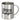 Glühwein ist wie Tee, nur lustiger – Edelstahlbecher 400 ml – Silber – Ohne Deckel und Karabiner – Ansicht 1 #farbe_silber