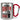 So viele Idioten und nur eine Sense – Karabinerbecher 330 ml – Silber/Rot – Ohne Deckel – Ansicht 1 #farbe_silber-rot