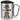 Ich brauche mal ’ne Muhnute – Karabinerbecher 330 ml – Silber/Silber – Mit Deckel – Ansicht 1 #farbe_silber-silber
