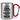 Lieber Opa, ich habe versucht, für dich das beste Geschenk zu finden – Karabinerbecher 330 ml – Silber/Rot – Ohne Deckel – Ansicht 1 #farbe_silber-rot
