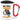 Anti-Stress Tasse für Ingenieure – Karabinerbecher 330 ml – Weiß/Rot – Mit Deckel – Ansicht 1 #farbe_weiss-rot