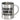 Erwachsen sein kann ich morgen wieder – Edelstahlbecher 400 ml – Silber – Ohne Deckel und Karabiner – Ansicht 1 #farbe_silber