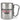 Hokus Pokus, Glühwein-Modus – Karabinerbecher 330 ml – Silber/Silber – Ohne Deckel – Ansicht 1 #farbe_silber-silber