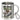 Anti-Stress Tasse für die Steuererklärung – Edelstahlbecher 400 ml – Silber – Mit Karabiner – Ansicht 1 #farbe_silber