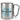 Lieblings-Schwiegervater – Karabinerbecher 330 ml – Silber/Silber – Ohne Deckel – Ansicht 1 #farbe_silber-silber
