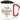 All I want for Christmas is my Hogwarts letter – Karabinerbecher 330 ml – Weiß/Rot – Mit Deckel – Ansicht 1 #farbe_weiss-rot
