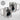 Das schwarze Schaf der Familie – Karabinerbecher 330 ml – Silber/Silber – Ohne Deckel – Ansicht 3 #farbe_silber-silber