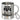 Ich bin Papa, was ist deine Superkraft? – Edelstahlbecher 400 ml – Silber – Mit Karabiner – Ansicht 1 #farbe_silber