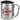 Lieblings-Trauzeugin – Karabinerbecher 330 ml – Silber/Silber – Mit Deckel – Ansicht 1 #farbe_silber-silber