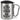 Es gibt so viele Papas auf der Welt und ich hab den Besten – Karabinerbecher 330 ml – Silber/Silber – Mit Deckel – Ansicht 1 #farbe_silber-silber