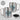 Lieblings-Patenonkel – Karabinerbecher 330 ml – Silber/Silber – Mit Deckel – Ansicht 3 #farbe_silber-silber