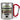Traue keiner Krankenschwester, die heute noch keinen Kaffee hatte – Karabinerbecher 330 ml – Silber/Rot – Ohne Deckel – Ansicht 1 #farbe_silber-rot