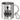So sieht die beste Lehrerin der Welt aus! – Edelstahlbecher 400 ml – Silber – Mit Karabiner – Ansicht 1 #farbe_silber