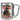 Anti-Stress Tasse für Dachdecker – Karabinerbecher 330 ml – Silber/Silber – Ohne Deckel – Ansicht 1 #farbe_silber-silber