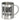 Du kannst. Ende der Geschichte. – Edelstahlbecher 400 ml – Silber – Ohne Deckel und Karabiner – Ansicht 1 #farbe_silber