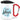 Lieblings-Lehrer – Karabinerbecher 330 ml – Weiß/Rot – Mit Deckel – Ansicht 1 #farbe_weiss-rot