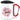 Lieblings-Tante – Karabinerbecher 330 ml – Weiß/Rot – Mit Deckel – Ansicht 1 #farbe_weiss-rot
