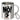 Nö! Katze – Edelstahlbecher 400 ml – Silber – Mit Karabiner – Ansicht 1 #farbe_silber